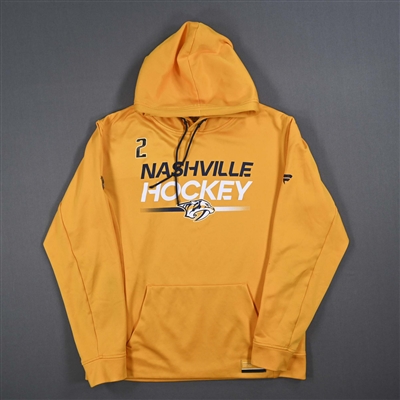 Luke Schnenn - Hoodie Issued by the Nashville Predators - 2023-24 NHL Season