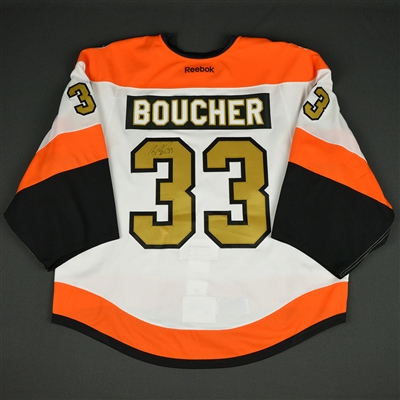 Brian Boucher - Philadelphia Flyers - 50th Anniversary Alumni Game - Game-Worn Autographed Jersey 