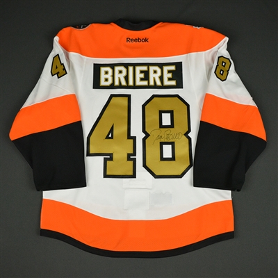 Daniel Briere - Philadelphia Flyers - 50th Anniversary Alumni Game - Game-Worn Autographed Jersey w/A
