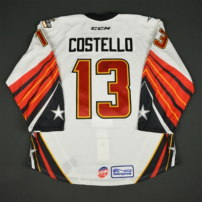 Chad Costello - 2017 CCM/ECHL All-Star Classic - ECHL All-Stars - Game-Worn Autographed Jersey - 1st Half Only