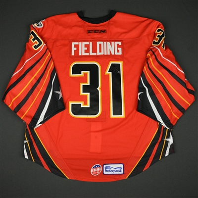 Drew Fielding - 2017 CCM/ECHL All-Star Classic - Adirondack Thunder - Game-Worn Autographed Jersey - 1st Half Only