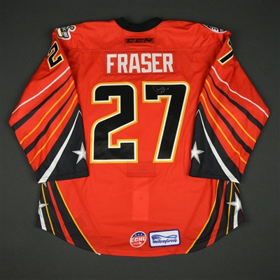 Dana Fraser - 2017 CCM/ECHL All-Star Classic - Adirondack Thunder - Game-Worn Autographed Jersey - 1st Half Only