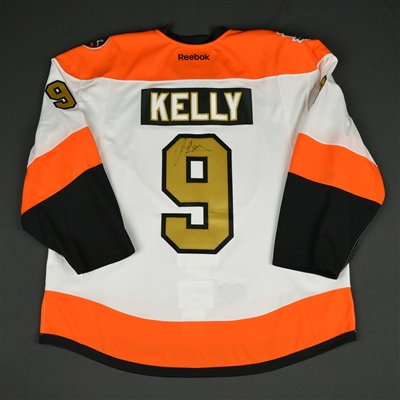 Bob Kelly - Philadelphia Flyers - 50th Anniversary Alumni Game - Game-Worn Autographed Jersey 