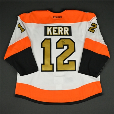 Tim Kerr - Philadelphia Flyers - 50th Anniversary Alumni Game - Game-Worn Autographed Jersey 