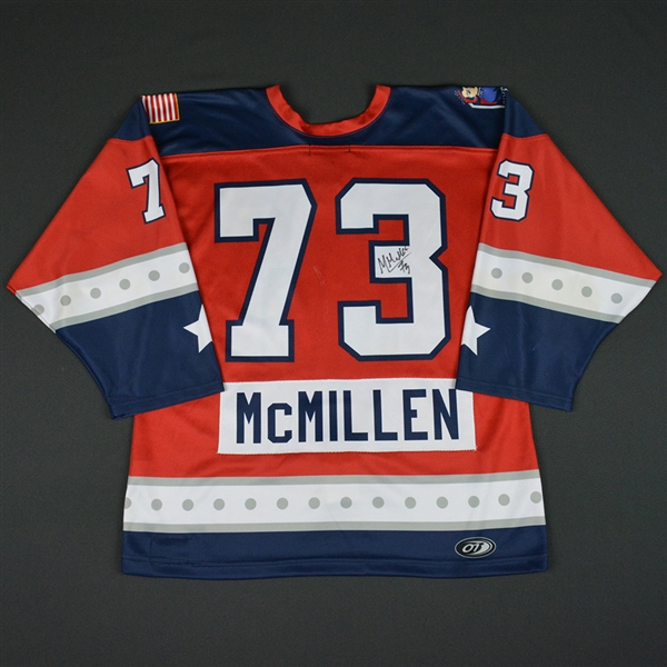 Milica McMillen - New York Riveters - 2016-17 NWHL Game-Worn Preseason Autographed Jersey