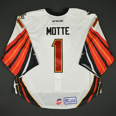 C.J. Motte - 2017 CCM/ECHL All-Star Classic - ECHL All-Stars - Game-Worn Autographed Jersey - 1st Half Only