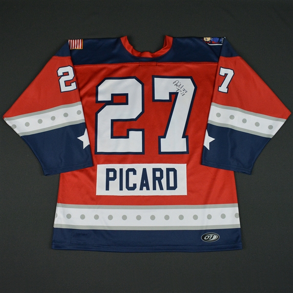 Michelle Picard - New York Riveters - 2016-17 NWHL Game-Worn Preseason Autographed Jersey