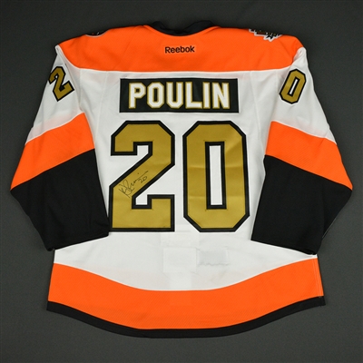 Dave Poulin - Philadelphia Flyers - 50th Anniversary Alumni Game - Game-Worn Autographed Jersey w/C