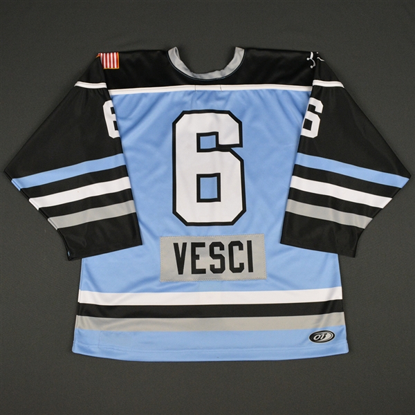 Ashley Vesci - Buffalo Beauts - 2016-17 NWHL Game-Worn Preseason Jersey