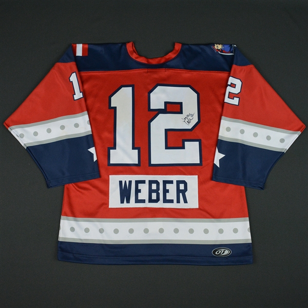 Janine Webber - New York Riveters - 2016-17 NWHL Game-Worn Preseason Autographed Jersey