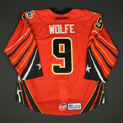 Greg Wolfe - 2017 CCM/ECHL All-Star Classic - Adirondack Thunder - Game-Worn Autographed Jersey - 1st Half Only