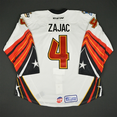 Nolan Zajac - 2017 CCM/ECHL All-Star Classic - ECHL All-Stars - Game-Worn Autographed Jersey - 1st Half Only