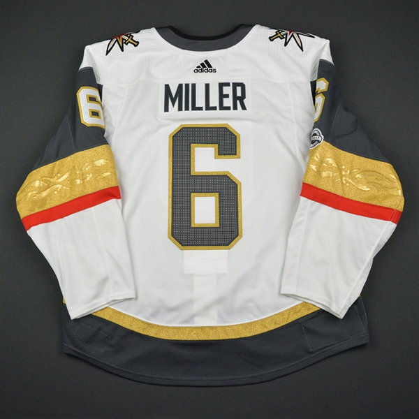 Colin Miller - Vegas Golden Knights - 2017-18 First Game in Golden Knights History - Game-Worn Jersey - 1st & 2nd Period only