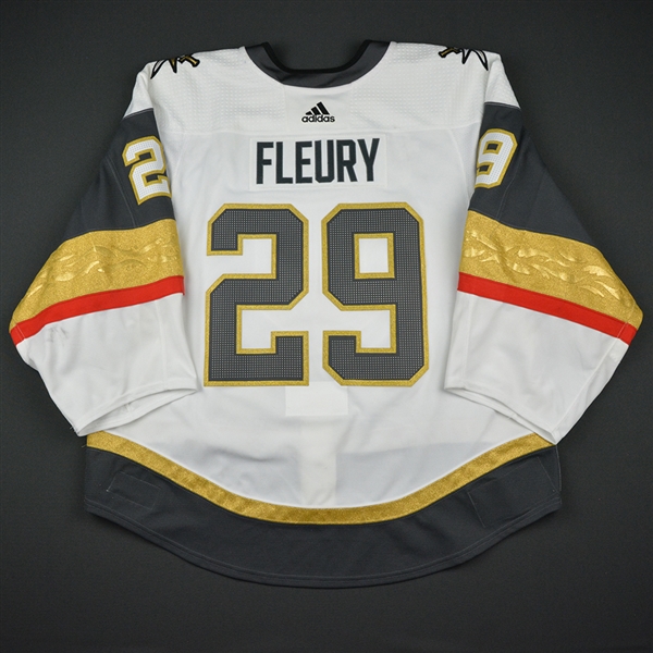 Marc-Andre Fleury - Vegas Golden Knights - 2017-18 First Game in Golden Knights History - Game-Worn Jersey - 1st & 2nd Period Only