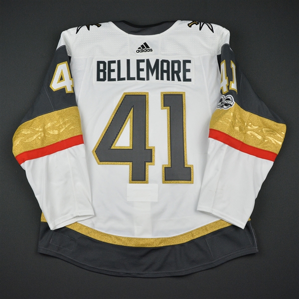 Pierre-Edouard Bellemare - Vegas Golden Knights - 2017-18 First Game in Golden Knights History - Game-Worn Jersey - 1st & 2nd Period Only