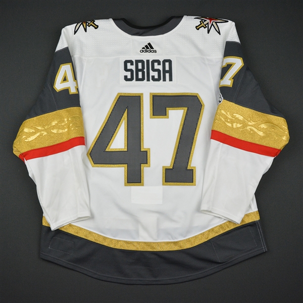Luca Sbisa - Vegas Golden Knights - 2017-18 First Game in Golden Knights History - Game-Worn Jersey w/A - 1st & 2nd Period Only