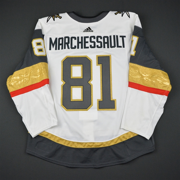 Jonathan Marchessault - Vegas Golden Knights - 2017-18 First Game in Golden Knights History - Game-Worn Jersey - 1st & 2nd Period Only