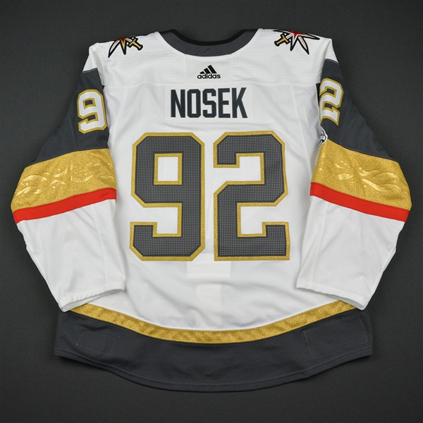 Tomas Nosek - Vegas Golden Knights - 2017-18 First Game in Golden Knights History - Game-Worn Jersey - 1st & 2nd Period Only