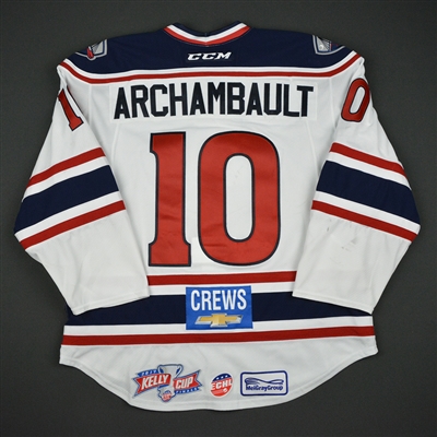 Olivier Archambault - South Carolina Stingrays - 2017 Kelly Cup Finals - Game-Worn Jersey - Games 1 & 2