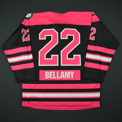 Kacey Bellamy - Boston Pride - Game-Worn Strides For The Cure Jersey - Dec. 3, 2016