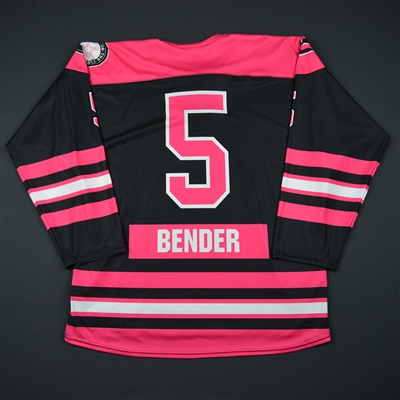 Alexandra Bender - Boston Pride - Game-Worn Strides For The Cure Jersey - Dec. 3, 2016