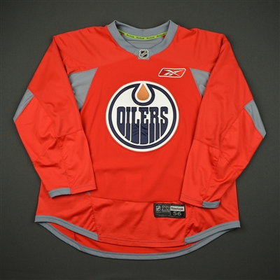 Taylor Chorney - Edmonton Oilers - 2010-11 Practice-Worn Jersey  
