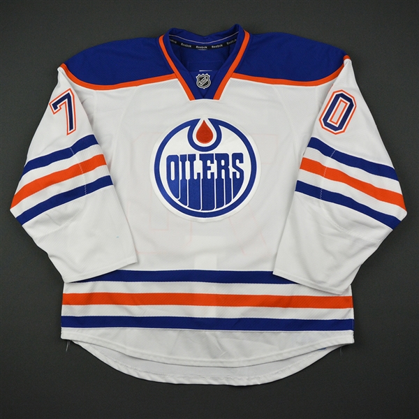 edmonton oilers game worn jersey