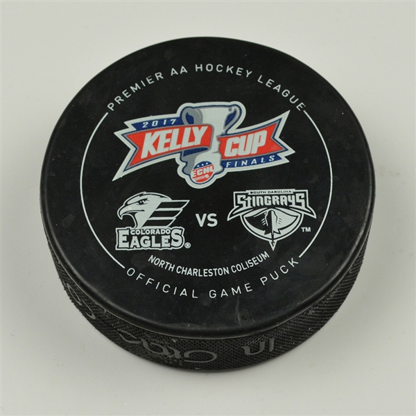 2017 Kelly Cup Finals - Game-Used Puck - Game 4 - First Period - 1 of 5