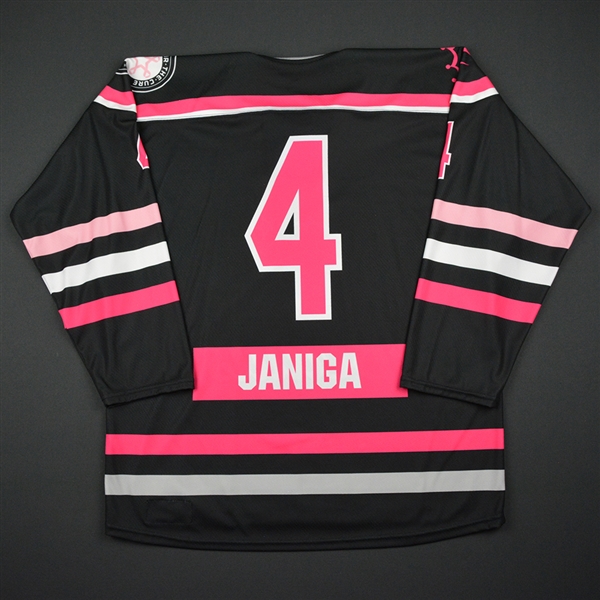 Emily Janiga - Buffalo Beauts - Game-Issued Strides For The Cure Jersey - 2016-17 Season