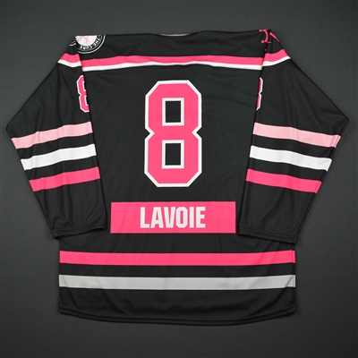 Kristina Lavoie - Buffalo Beauts - Game-Issued Strides For The Cure Jersey - 2016-17 Season
