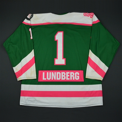 Shenae Lundberg - Connecticut Whale - Game-Worn Strides For The Cure Jersey - Feb. 24, 2017