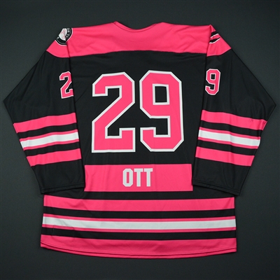Brittany Ott - Boston Pride - Game-Worn Strides For The Cure  Backup-Only Jersey - Dec. 3, 2016