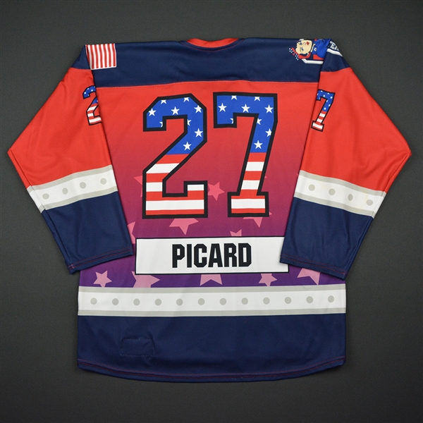 Michelle Picard - New York Riveters - Game-Worn Military Appreciation Day Jersey - Feb. 19, 2017