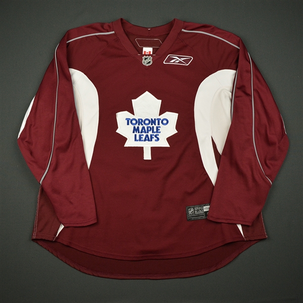 Wayne Primeau - Toronto Maple Leafs - 2009-10 Practice-Worn Jersey  