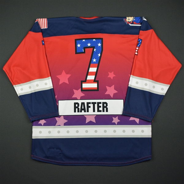 Tatiana Rafter - New York Riveters - Game-Worn Military Appreciation Day Jersey - Feb. 19, 2017