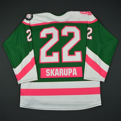 Haley Skarupa - Connecticut Whale - Game-Worn Strides For The Cure Jersey - Feb. 24, 2017