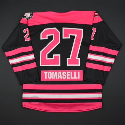Kathryn Tomaselli - Boston Pride - Game-Issued Strides For The Cure Jersey - Dec. 3, 2016