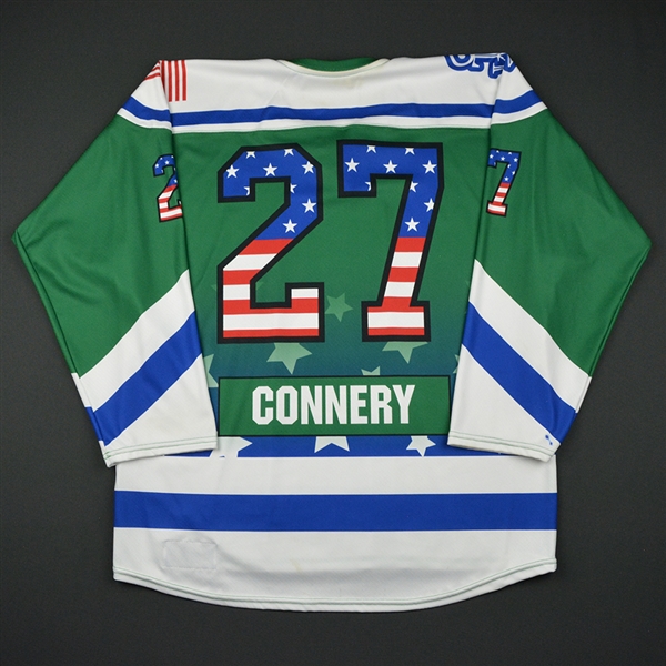 Nicole Connery - Connecticut Whale - Game-Worn Military Appreciation Day Jersey - Jan. 29, 2017