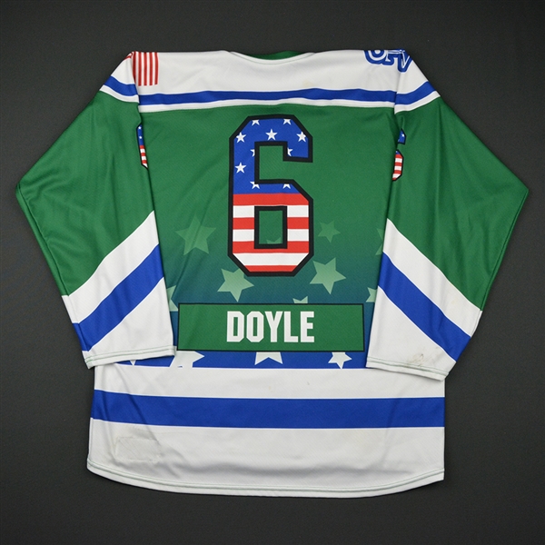 Shannon Doyle - Connecticut Whale - Game-Worn Military Appreciation Day Jersey - Jan. 29, 2017