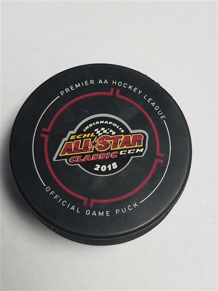 Michael Neal - 2018 CCM/ECHL All-Star Classic - Central Division - Goal Puck - Central vs. Mountain Semi-Final Game - Goal #4