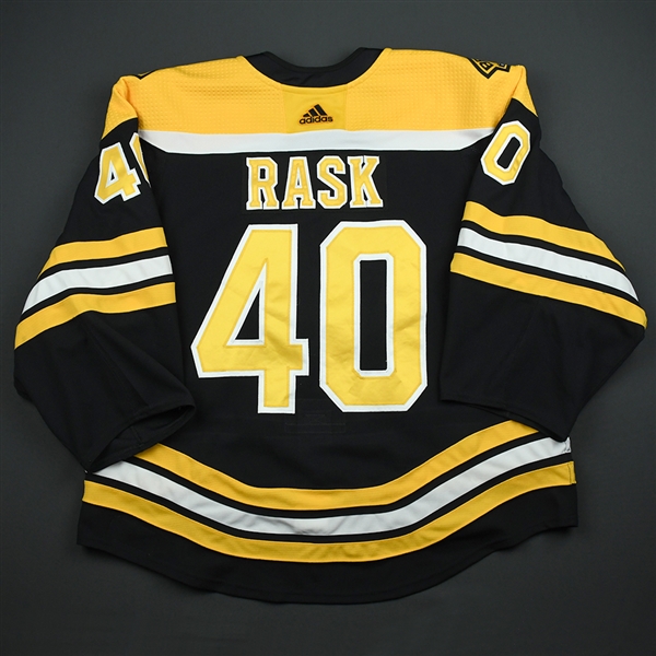 Tuukka Rask - Boston Bruins - 2018 Willie ORee 60th Anny. Patch Game-Worn Jersey 