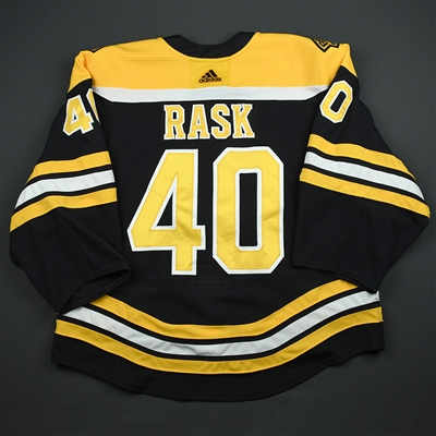 Tuukka Rask - Boston Bruins - 2018 Willie ORee 60th Anny. Patch Game-Worn Jersey 