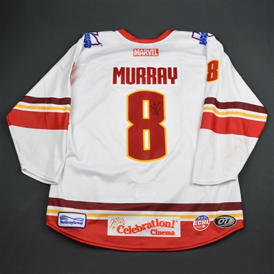 Colin Murray - Kalamazoo Wings - 2017-18 MARVEL Super Hero Night - Game-Worn Autographed Jersey w/A