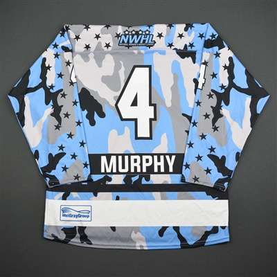 Colleen Murphy - Buffalo Beauts - Game-Issued Military Appreciation Jersey - Nov. 18, 2017
