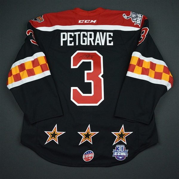 Matt Petgrave - 2018 CCM/ECHL All-Star Classic - North Division - Game-Worn Autographed Semi-Final Jersey - 2nd Half Only