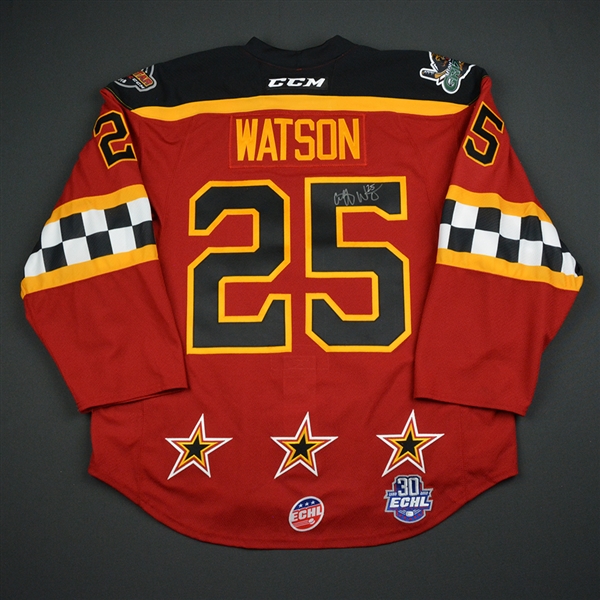 Cliff Watson - 2018 CCM/ECHL All-Star Classic - Mountain Division - Game-Worn Autographed Semi-Final Jersey - 2nd Half Only
