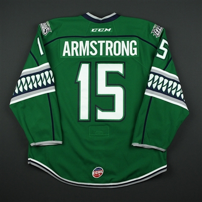 Nelson Armstrong - Florida Everblades - Game-Worn Jersey - 2016-17  Season