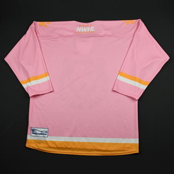 Blank - Boston Pride - Game-Issued Strides for the Cure Jersey - Feb. 2, 2018
