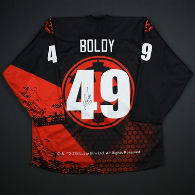 Matthew Boldy - 2018 U.S. National Under-17 Development Team - Star Wars Night Game-Worn Autographed Jersey w/A