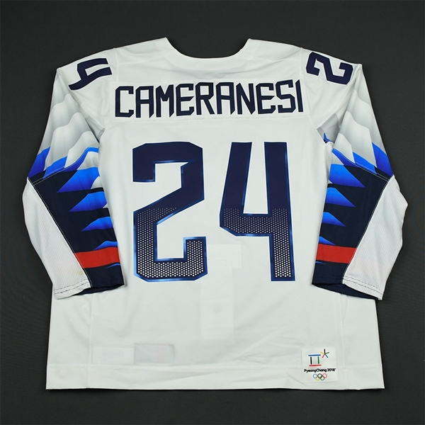 Dani Cameranesi - Team USA Womens PyeongChang 2018 Olympic Winter Games - Game-Worn White Jersey